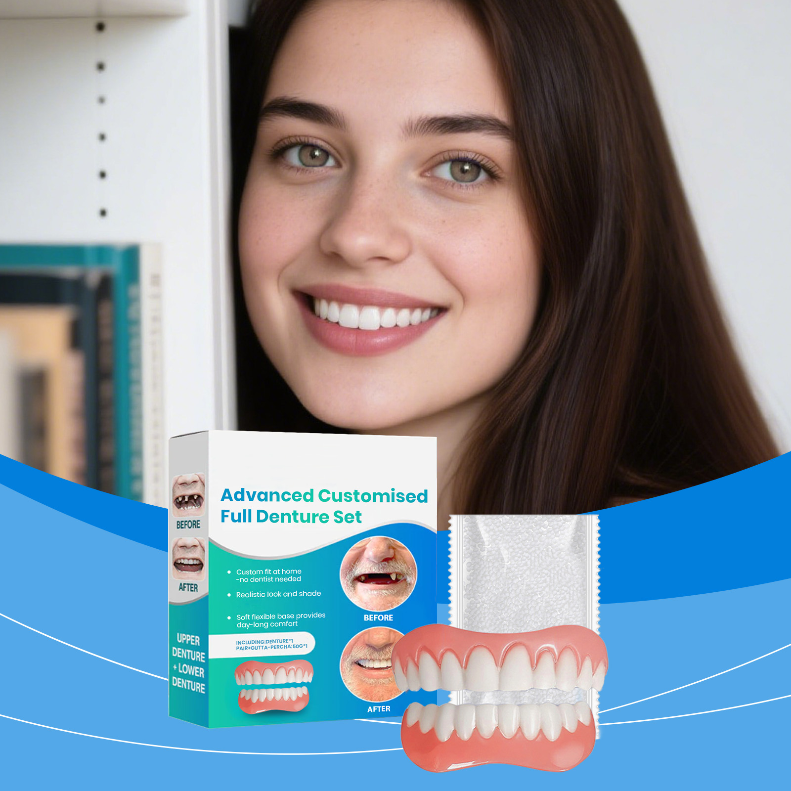 Teeth Whitening Kit - Trendy Comfort Esnek Protez Silikon Kiti