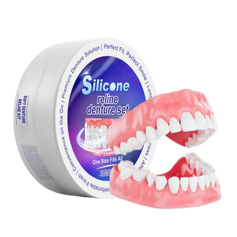 Teeth Whitening Kit - Silikon Protez Seti Fit Geçici Ortodonti