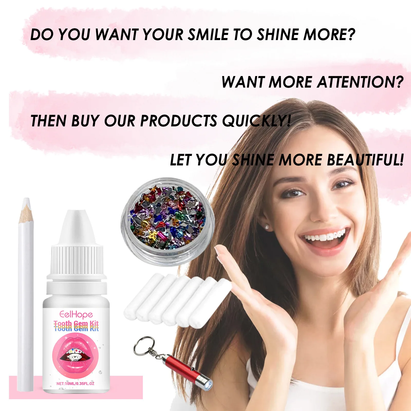Diş Takı Seti Kendin Yap Şeffa - Teeth Whitening Kit incelemesi ve fiyatı